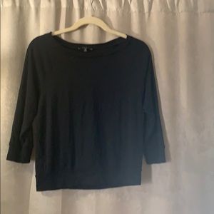 Black, 3/4 sleeve shirt
